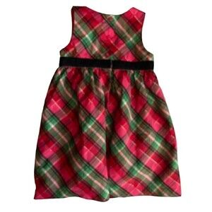 OSHKOSH Plaid Holiday Party Dress Size 18 Months
